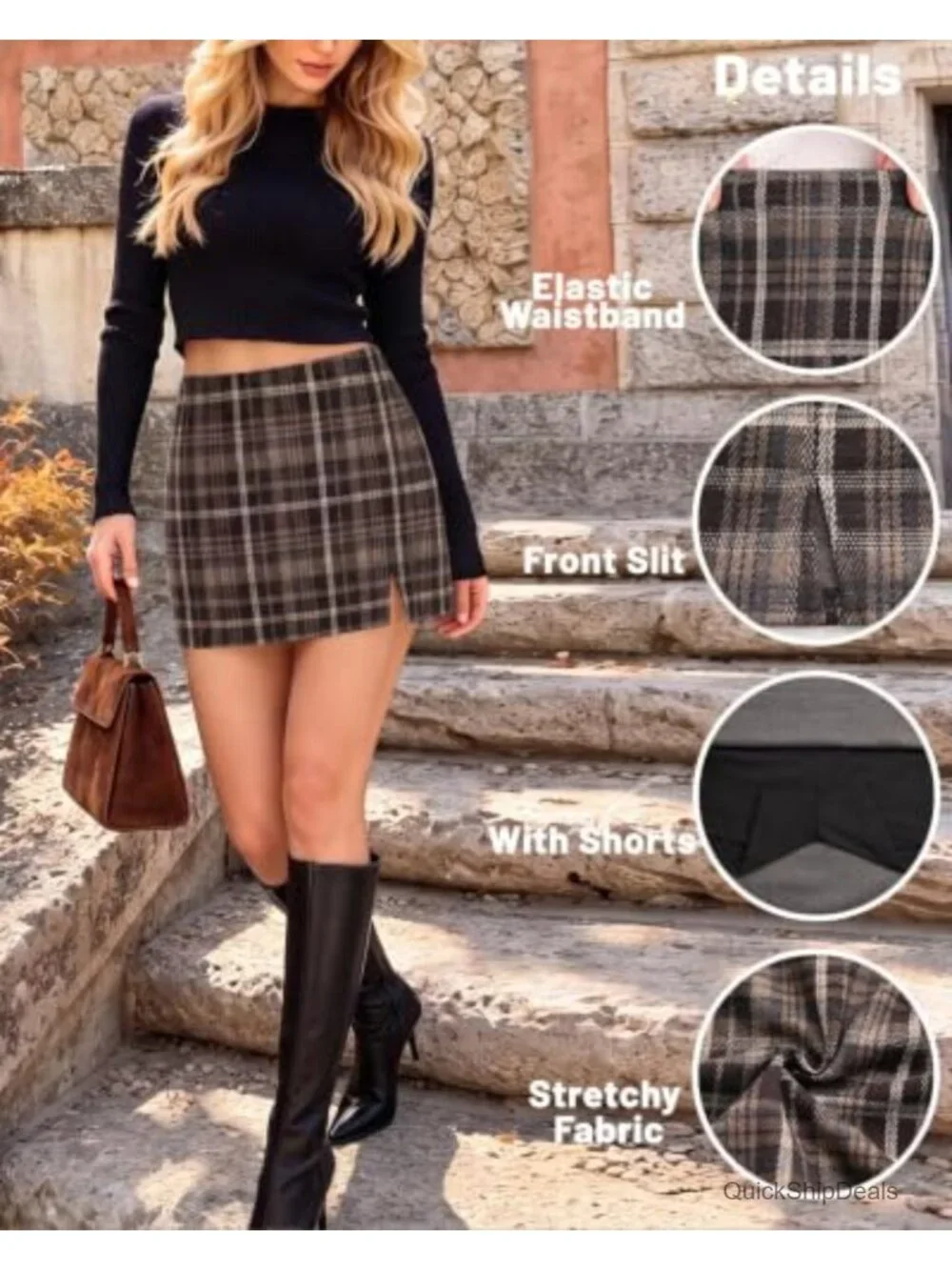 N/A women plaid